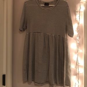 Striped Baby Doll Dress